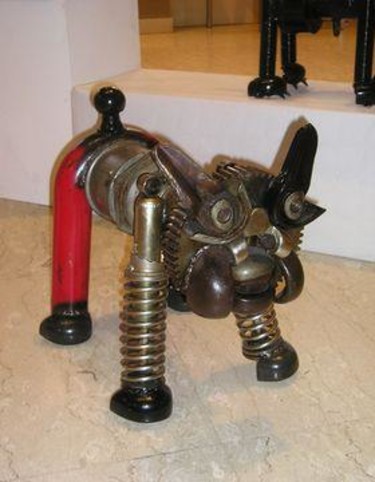 Sculpture intitulée "le bull" par Gérard Gharbi, Œuvre d'art originale