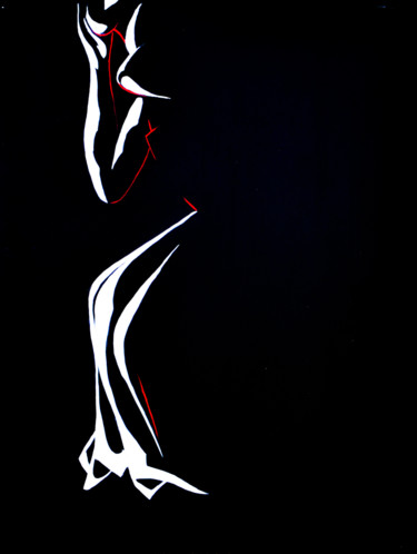 Pintura titulada "Quadriptyque: Gestu…" por Ghada Drissi Bouslama, Obra de arte original, Oleo Montado en Bastidor de camill…