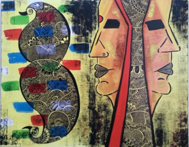 Painting titled "1" by Ghazal Alagh, Original Artwork