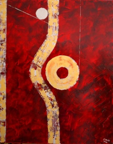 Painting titled "PARCOURS" by Ghislaine Driutti, Original Artwork