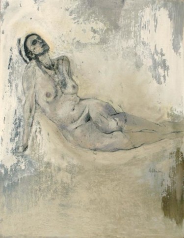 Peinture intitulée "la pose" par Anneghelf, Œuvre d'art originale