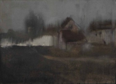Peinture intitulée "paysage 5" par Anneghelf, Œuvre d'art originale
