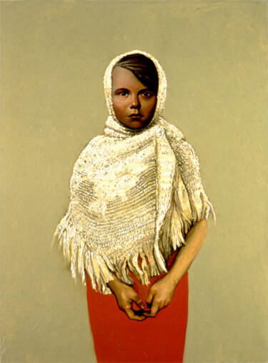 Peinture intitulée "Ana" par Ghenadie Sontu, Œuvre d'art originale, Huile