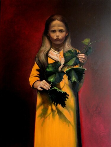 Painting titled "Mary Magdalene" by Ghenadie Sontu, Original Artwork, Oil
