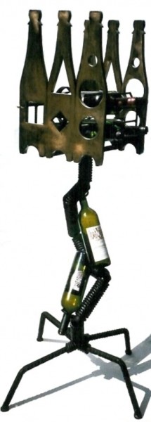 Sculpture intitulée "Sep de vigne 5 Royal" par Ghezzi, Œuvre d'art originale, Métaux