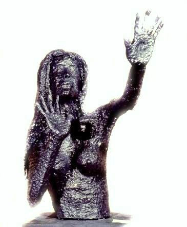 Sculpture titled "Refus" by Ghezzi, Original Artwork, Metals