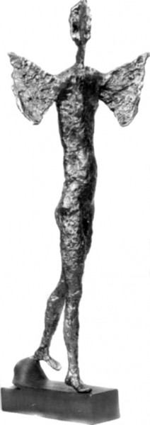 Sculpture titled "Angelo 1" by Ghezzi, Original Artwork, Metals