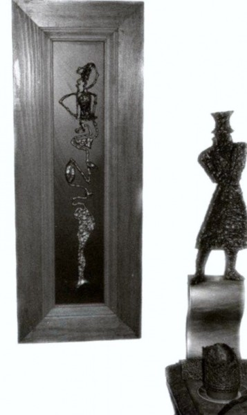 Sculpture titled "Zivago" by Ghezzi, Original Artwork, Metals