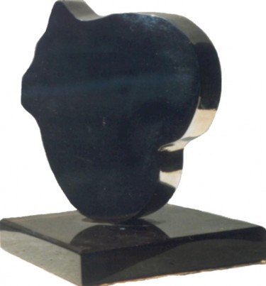 Sculpture titled "Fesses-4" by Ghezzi, Original Artwork, Metals