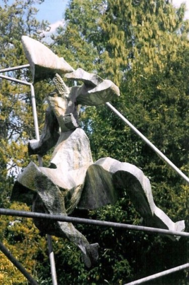 Sculpture intitulée "Évasion" par Ghezzi, Œuvre d'art originale, Métaux