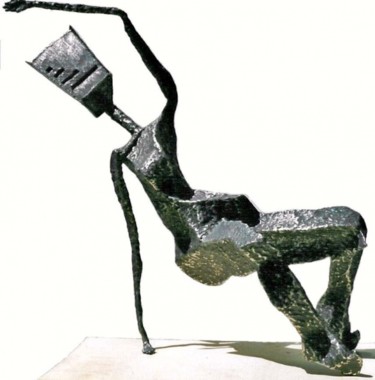 Sculpture intitulée "Libro" par Ghezzi, Œuvre d'art originale, Métaux