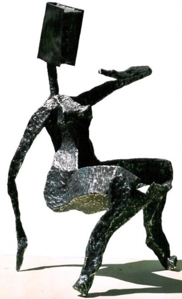 Sculpture intitulée "Libro 4" par Ghezzi, Œuvre d'art originale, Métaux