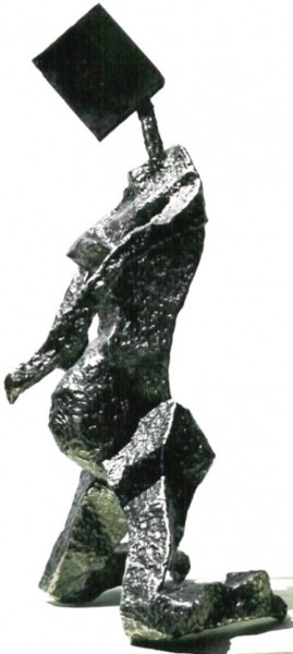 Sculpture intitulée "Enceinte 2" par Ghezzi, Œuvre d'art originale, Métaux