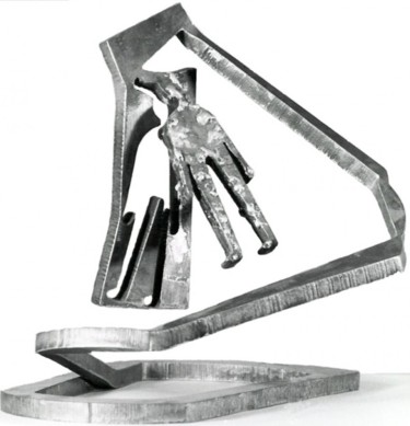 Skulptur mit dem Titel "Sortie 4" von Ghezzi, Original-Kunstwerk, Metalle