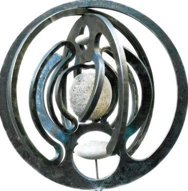 Sculpture intitulée "Mobile-détail" par Ghezzi, Œuvre d'art originale, Métaux