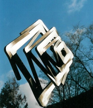 Sculpture intitulée "Super Nova,4 détail" par Ghezzi, Œuvre d'art originale, Métaux