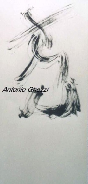 Peinture intitulée "Voltige" par Ghezzi, Œuvre d'art originale, Encre