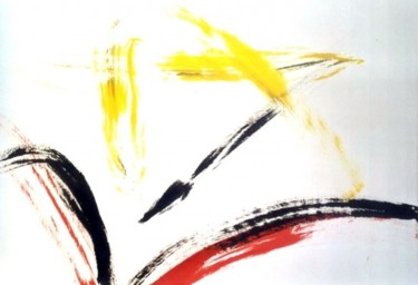 Peinture intitulée "Flèche" par Ghezzi, Œuvre d'art originale, Encre