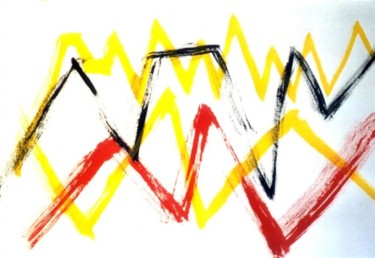 Painting titled "Chart" by Ghezzi, Original Artwork, Ink