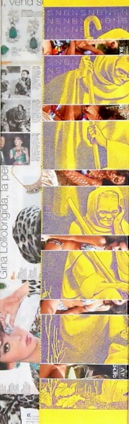 Collages titled "Giallo-3" by Ghezzi, Original Artwork