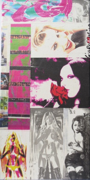 Collages titled "Gotigo 30" by Ghezzi, Original Artwork, Paper