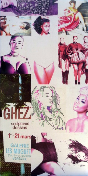 Collages titled "Victoria-Lee 107" by Ghezzi, Original Artwork