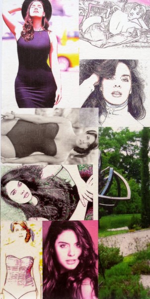 Collages titled "Danielle-Van-Gronde…" by Ghezzi, Original Artwork