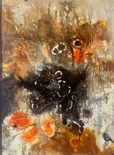 Картина под названием "The Gremlins" - Ghislaine Rimmen-Mohl, Подлинное произведение искусства, Акрил