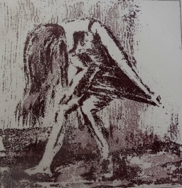 Printmaking titled "Confuse" by Ghislaine Seguin, Original Artwork, Etching