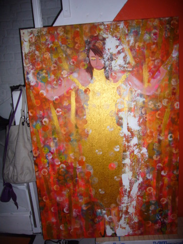Painting titled "laissez moi danser" by Ghislaineh, Original Artwork