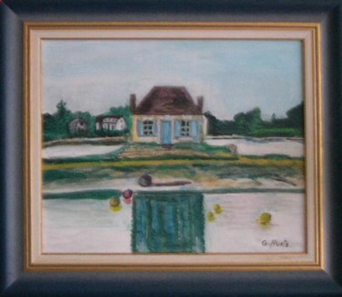 Painting titled "Saint Cado" by Gérard Husta, Original Artwork