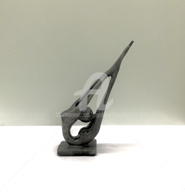Sculpture titled "Flow008" by Ghyslaine Leonelli, Original Artwork, Resin