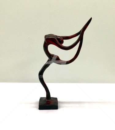 Sculpture titled "Flow010" by Ghyslaine Leonelli, Original Artwork, Resin