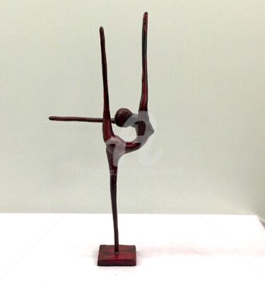 Sculpture intitulée "Flow011" par Ghyslaine Leonelli, Œuvre d'art originale, Résine