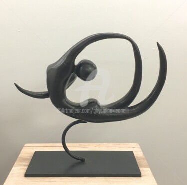 Sculpture intitulée "Plénitude" par Ghyslaine Leonelli, Œuvre d'art originale, Bronze