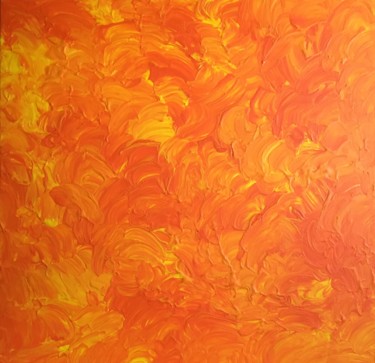 Painting titled "Flame" by Giart, Original Artwork, Acrylic