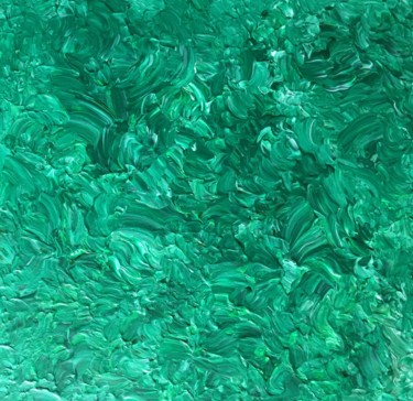 Painting titled "Green marble" by Giart, Original Artwork, Acrylic