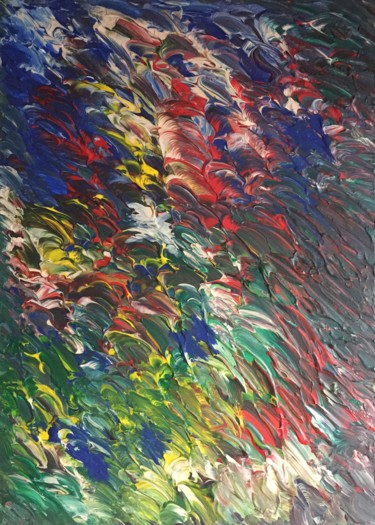 Painting titled "Force" by Giart, Original Artwork, Acrylic