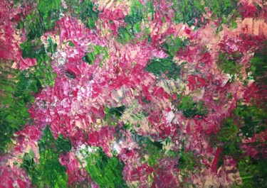 Painting titled "Magnolia" by Giart, Original Artwork, Acrylic