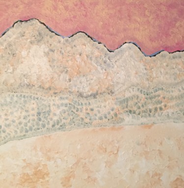 Malerei mit dem Titel "Winter landscape" von Giart, Original-Kunstwerk, Acryl