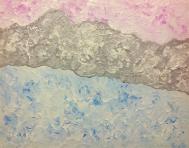 Painting titled "Glaciers of Antarct…" by Giart, Original Artwork, Acrylic
