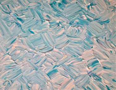 Peinture intitulée "Blue ice" par Giart, Œuvre d'art originale, Acrylique