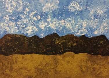 Peinture intitulée "Desert" par Giart, Œuvre d'art originale, Acrylique