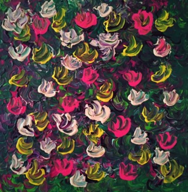 Картина под названием "Wild Flowers" - Giart, Подлинное произведение искусства, Акрил