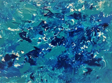 Painting titled "Sea storm" by Giart, Original Artwork, Acrylic