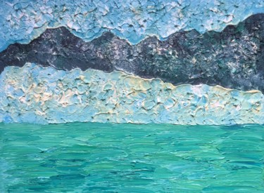 Painting titled "The Perito Moreno G…" by Giart, Original Artwork, Oil