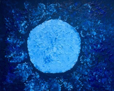 Schilderij getiteld "Ball lightning" door Giart, Origineel Kunstwerk, Acryl