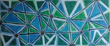Malarstwo zatytułowany „Mosaic” autorstwa Giart, Oryginalna praca, Akryl