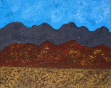 Painting titled "Autumn in the Mount…" by Giart, Original Artwork, Acrylic