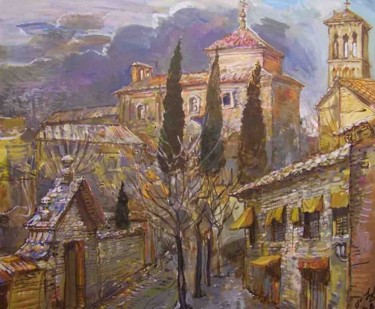Pintura titulada "Toledo 01" por Gia Bugadze, Obra de arte original